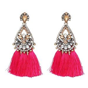 BOHEMIA DROP TASSEL EARRINGS